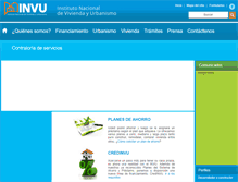 Tablet Screenshot of invu.go.cr